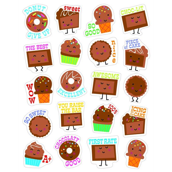 Eureka Chocolate Stickers - Scented