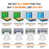 WANANFU Separated Empty Capsules Size 0 Vegetarian (1000 Count), Compatible with Capsule Filling Machine 0