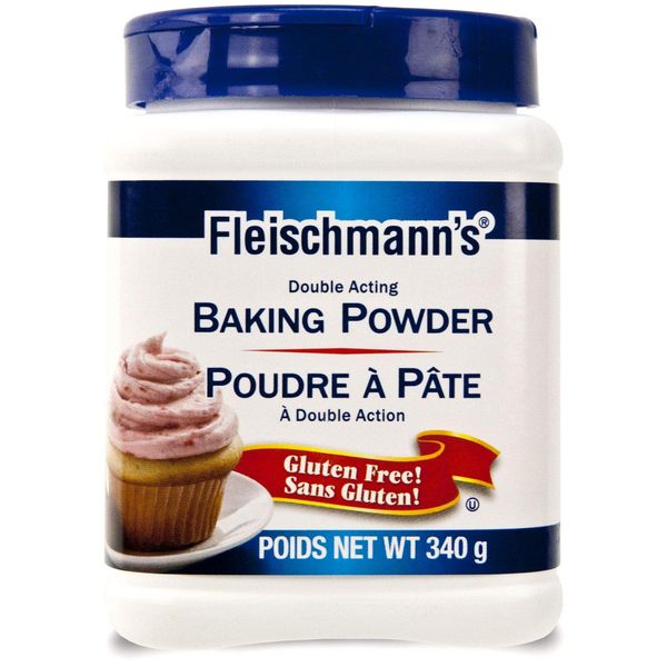 Fleischmann's Double Acting Baking Powder Gluten Free 340g {Imported from Canada}