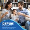Icepure RWF2700A Compatible with Bosch 640565,EVOLFLTR10, AP3961137,3PACK