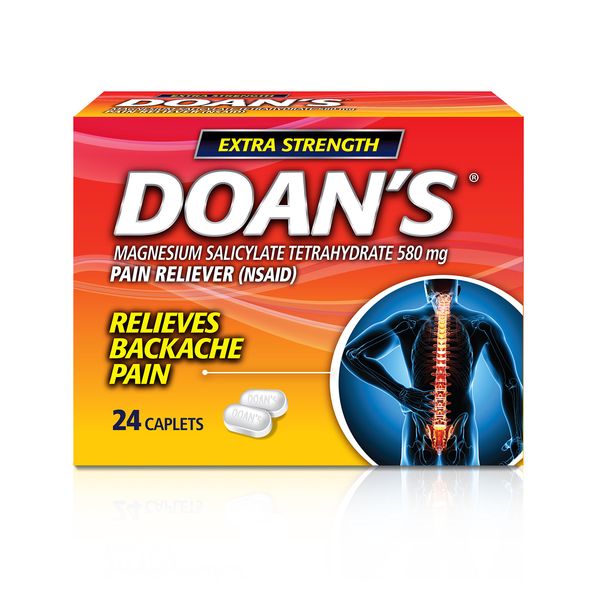 Doans Extra Strength Pain Reliever Caplets, 24 Count