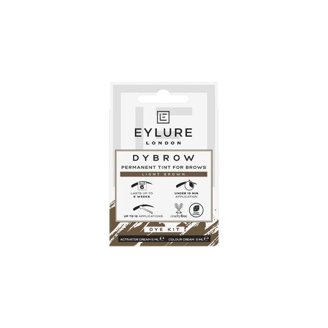 Eylure Dybrow Permanent Tint for Brows Dye Kit Light Brown