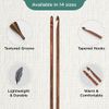 KnitPro Ginger Tunisian Crochet Hook 4.00mm - 3pcs