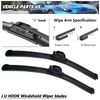 2 Pack Set Direct Connect Wiper Blade Sizes 17 and 17 Front Left and Right