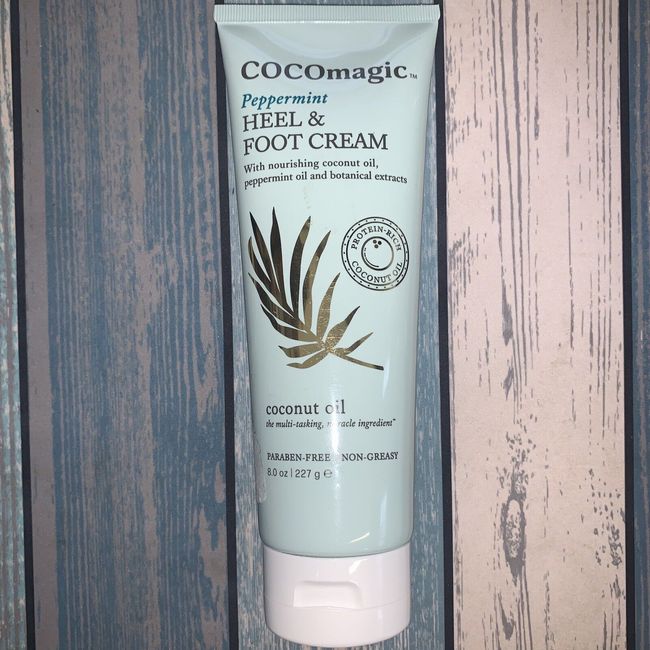 CocoMagic Peppermint Heel & Foot Cream With Coconut Oil And Peppermint Botanicas