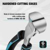 DURATECH 7" Nail Puller End Cutting Plier with Blackened Nail Remover End Nipper