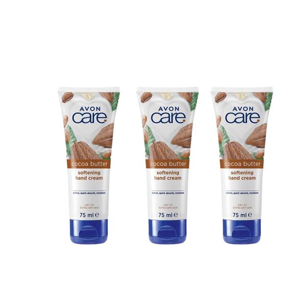 3 x Avon Care Nourishing Cocoa Butter Hand Cream