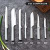 Rada Cutlery Super Parer Paring Knife – Stainless Steel Blade With Silver Aluminum Handle, 8-3/8 Inches
