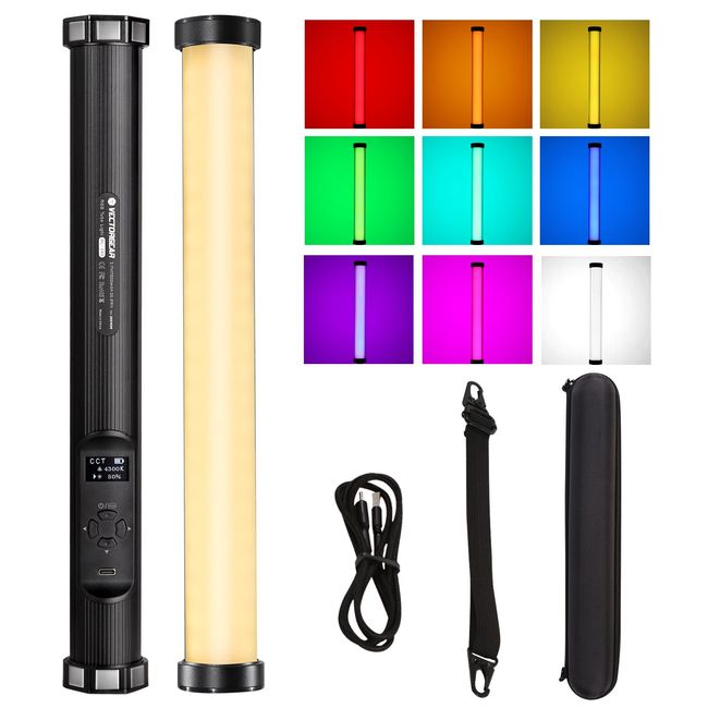 RGB LED Lights Stick Handheld Filming Photographic Video Lighting Tube  Colorful