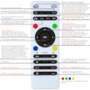 Replacement Remote Control for VES 2008 2009 2010 2011 2012 2013 Dodge Grand Caravan Overhead DVD Systems