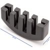 AKORD Rubber 4/4 Practice Mute for Violin - Black