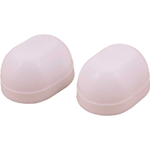 Proplus 202013 Proplus Oval Toilet Bolt Caps, White - 202013