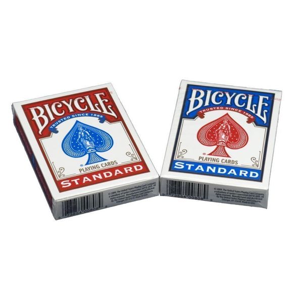 Bicycle Poker Size Standard Index Playing Cards, 6 Deck Player's Pack