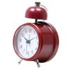 Fujiboeki 99088 Table Clock, Red, Width 3.8 inches (9.8 cm), Velcro Lock