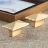 CILEYTION Heavy-Duty Cabinet Knobs - 10 Pieces, Gold Drawer & Door Knobs, Handles for Kitchen & Wardrobe