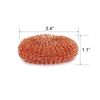 12 Pack Copper Coated Scourers by SCRUBIT – Scrubber Pad Used for Dishes, Pots, Pans, and Ovens. Easy scouring for Tough Kitchen Cleaning.