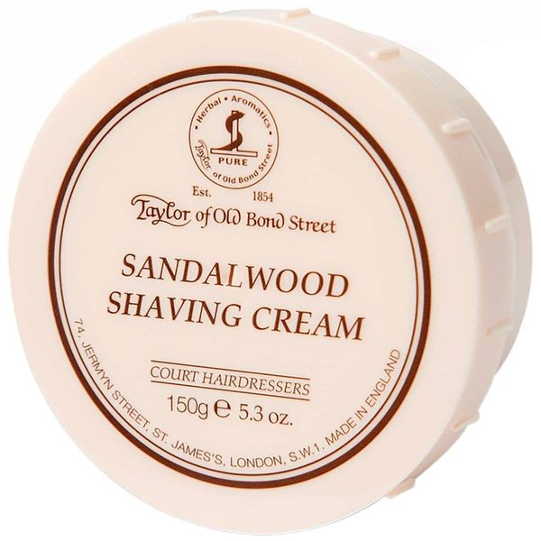 Taylor of Old Bond Street Sandalwood Shaving Cream Bowl, 150g