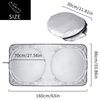 For Lincoln Car Large Windshield Sun Shade Visor UV Block Foldable Screen Cover