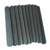 Set of 10 Nail File, Double-Sided Type, Nail File, Coarse and Fine, Nail Care, File, Gel Nail Polish Removal Tool, Unisex, Black (100/180 Grit)