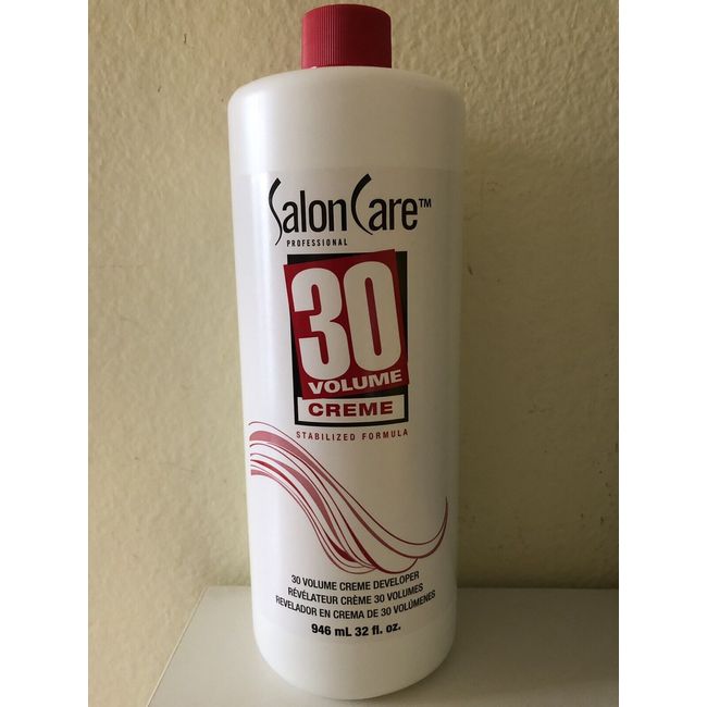 Salon Care 30 Volume Creme Developer 32 oz NEW!