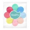 Healifty 8pcs Face Paint Sponges Soft Dual Use Petal Shape Reusable Facial Pads for Makeup & Cleaning