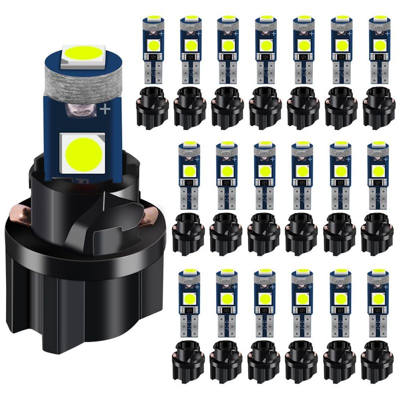 T5 LED Light Bulbs Dash Dashboard Instrument Cluster 74 37 73 PC74 PC37 ...