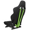OpenWheeler Racing and Flight Simulation Cockpit Four Point Harness. Virtual Reality add-on. Green