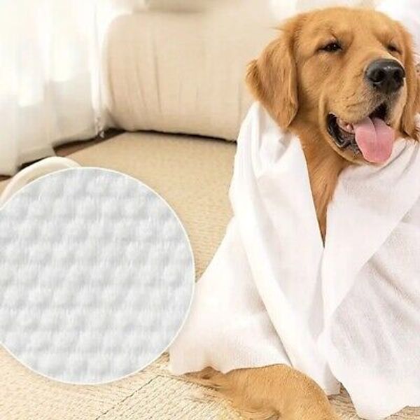 Dog Bathrobe Absorbent Pet Quick Drying Bath Towel Large Small Dogs Cats Clean A