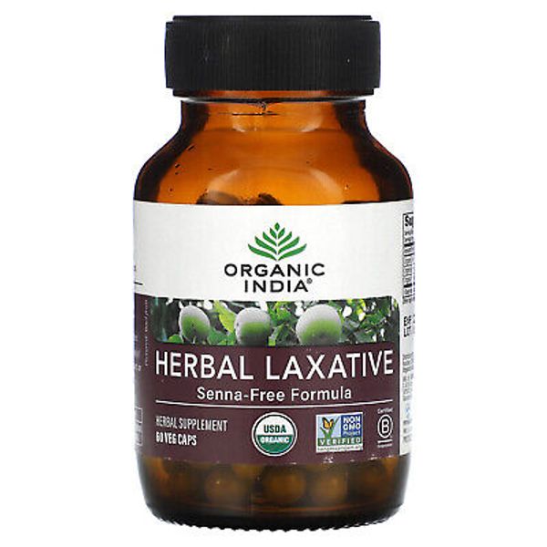 Herbal Laxative, Senna Free Formula, 60 Veg Caps