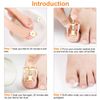 7Pc Cuticle Nipper Pusher Ingrown Toe Nail Lifter Clipper Pedicure Care Tools