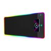 LED RGB Mouse Pad Keyboard 15W Qi Wireless Fast Charging Ultra Smooth Surface