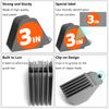 Mega Hair Clipper Guards, Extra Long 3 Inch Hair Clipper Guide Combs Large Guide Comb Set 3”, 2.75”, 2.5”, 2.25", 2", 1.75", 1.5", 1.25" Fits Most Wahl Full Size Hair Clippers (3 Inch 8pcs Gray)