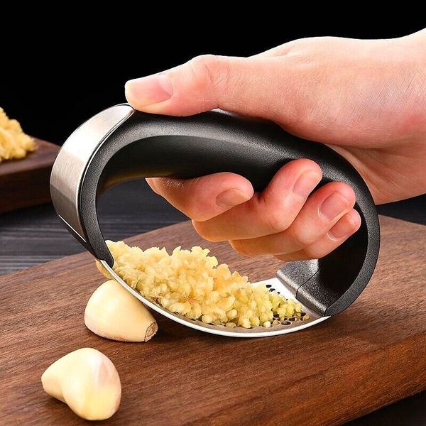 Stainless Steel Garlic Press Crusher Manual