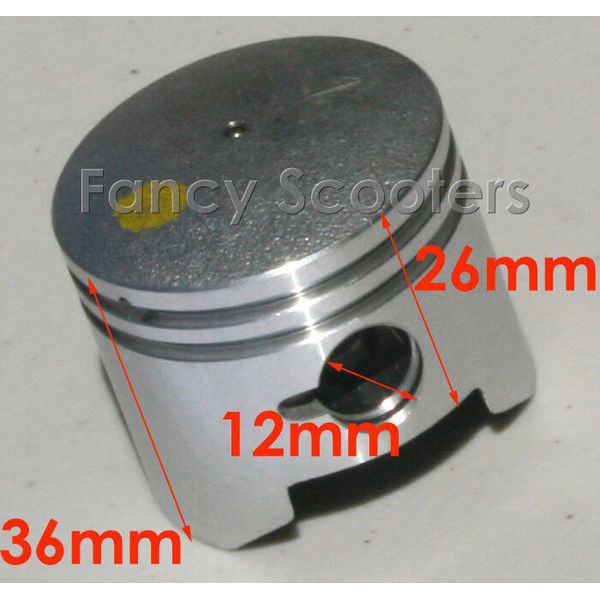 49cc Piston B for 2 Stroke engine X-1,X-2,X-7,X-
