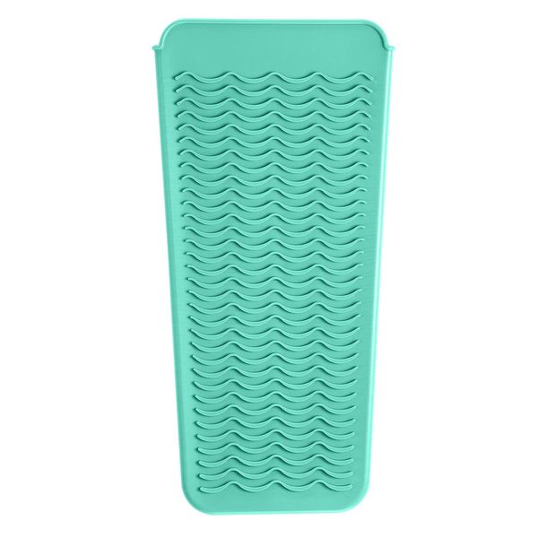 ZAKRA Heat Resistant Silicone Mat Pouch for Hair Straightener,Flat Iron,Curling Iron,Hot Hair Tools.(Mintgreen)