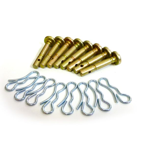 10 Pack of Shear Pins & Cotter Pins for Snow Blowers .25" X 1.75" / 738-04155