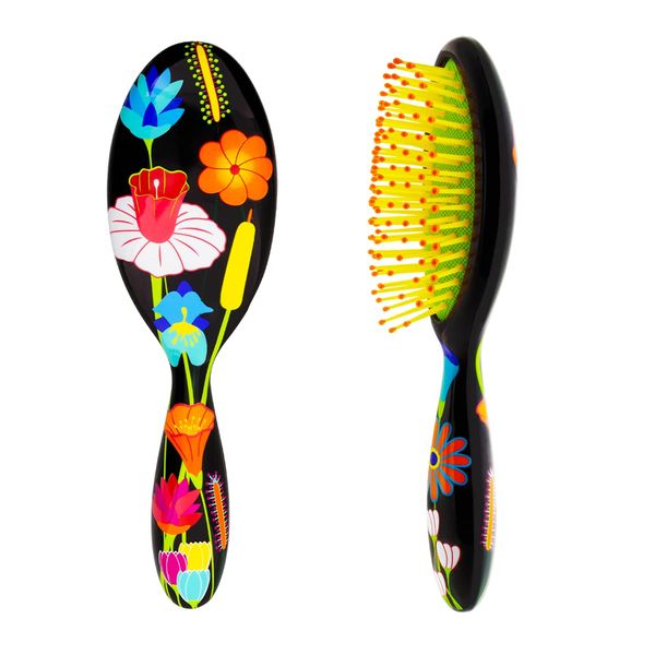 Pylones, Ladypop Small Flower Garden Hair Brush