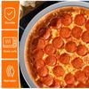 Sourcing Map 8" Aluminium Round Pizza Screen, Silver Tone
