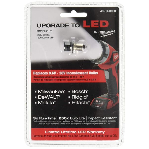 Milwaukee 49-81-0090 M12/M18 Flashlight LED Upgrade Kit