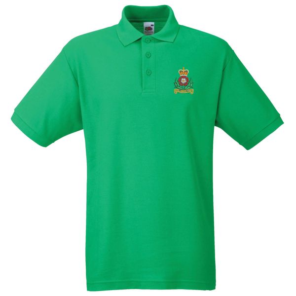 Pineapple Joe's Intelligence Corps Embroidered Polo - Bottle Green - Small