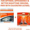 Sylvania Headlight Restoration Kit Renew Clarity Shine Easy 3 Step Process