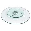 Tempered Glass Lazy Susan Rotating Turntable Serving Tray Cake Decorating Plate