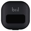 Bril UV-C Toothbrush Cleaner, Portable Brush Cover, Holder, and Travel Case for Any Size Toothbrush, Black