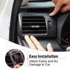 2PCS Matte Black Console Side Air Condition Vent Outlet Cover For 4Runner 2010+