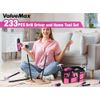 ValueMax 233PC Home Tool Kit Pink Tool Set Cordless Drill Tool w/Basic Drill Set