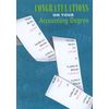 Adding Machine Paper  Accounting Degree Graduation Congratulations Card