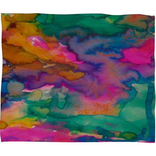 Deny Designs Amy Sia Ardour Fleece Throw Blanket, 60-Inch by 50-Inch