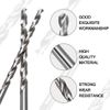 2 PCS 200MM x 8MM Extra Long Hss Drill Bit Set,Twist Drill Bits Straight Shank Tool Drill Bit (8MM)