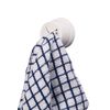 Croydex Single Cloth Holder 2pk Self Adhesive, White