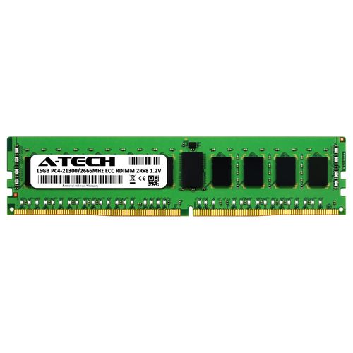 A-Tech 16GB Replacement for Hynix HMA82GR7JJR8N-VK - DDR4 2666MHz PC4-21300 ECC Registered RDIMM 288-Pin 2Rx8 1.2V - Single Server Memory RAM Stick (HMA82GR7JJR8N-VK-ATC)